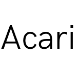 Acari Sans