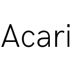 Acari Sans