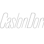 Caslon Doric Condensed