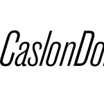 Caslon Doric Condensed