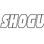 Shogunate Outline Italic