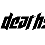 Deathshead Expanded Italic