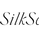 Silk Serif