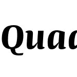 Quador Bold Italic