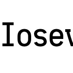 Iosevka Type Slab