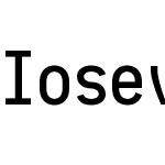 Iosevka Term SS04