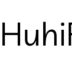 HuhiFont