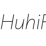 HuhiFont