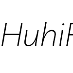 HuhiFont