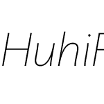 HuhiFont