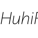 HuhiFont