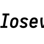 Iosevka SS01