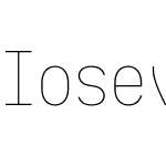 Iosevka Type