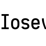 Iosevka Term SS09