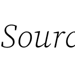 Source Serif Pro