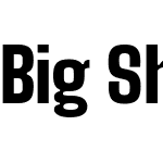 Big Shoulders Text