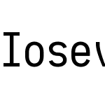 Iosevka Term SS09