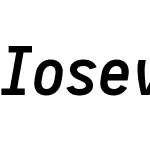 Iosevka Term SS09