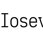 Iosevka Type Slab