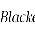 Blacker Pro Display Condensed Trial