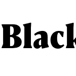 Blacker Pro Text Condensed Trial