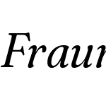 Fraunces Italic