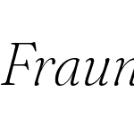 Fraunces Italic