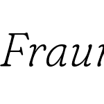 Fraunces Italic