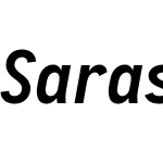 Sarasa Mono K