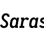 Sarasa Mono Slab K