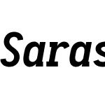 Sarasa Mono Slab K