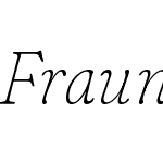 Fraunces Italic