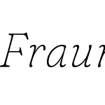 Fraunces Italic