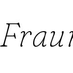 Fraunces Italic