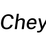 Cheyenne Sans