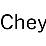 Cheyenne Sans