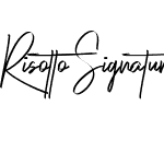 Risotto Signature Font