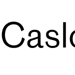 Caslon Doric