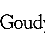 Goudy Bookletter 1911