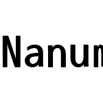 NanumGothicCoding