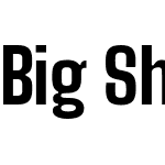 Big Shoulders Text