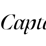 Captain Cadet Display Italic