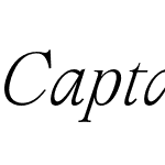 Captain Cadet Text Italic