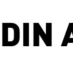 DIN Alternate Black