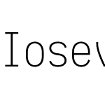 Iosevka Nerd Font