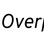 Overpass Nerd Font