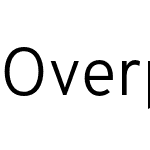 Overpass Nerd Font