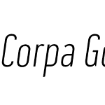 Corpa Gothic Pro