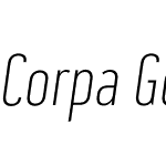 Corpa Gothic Pro