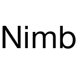 Nimbus Sans Novus